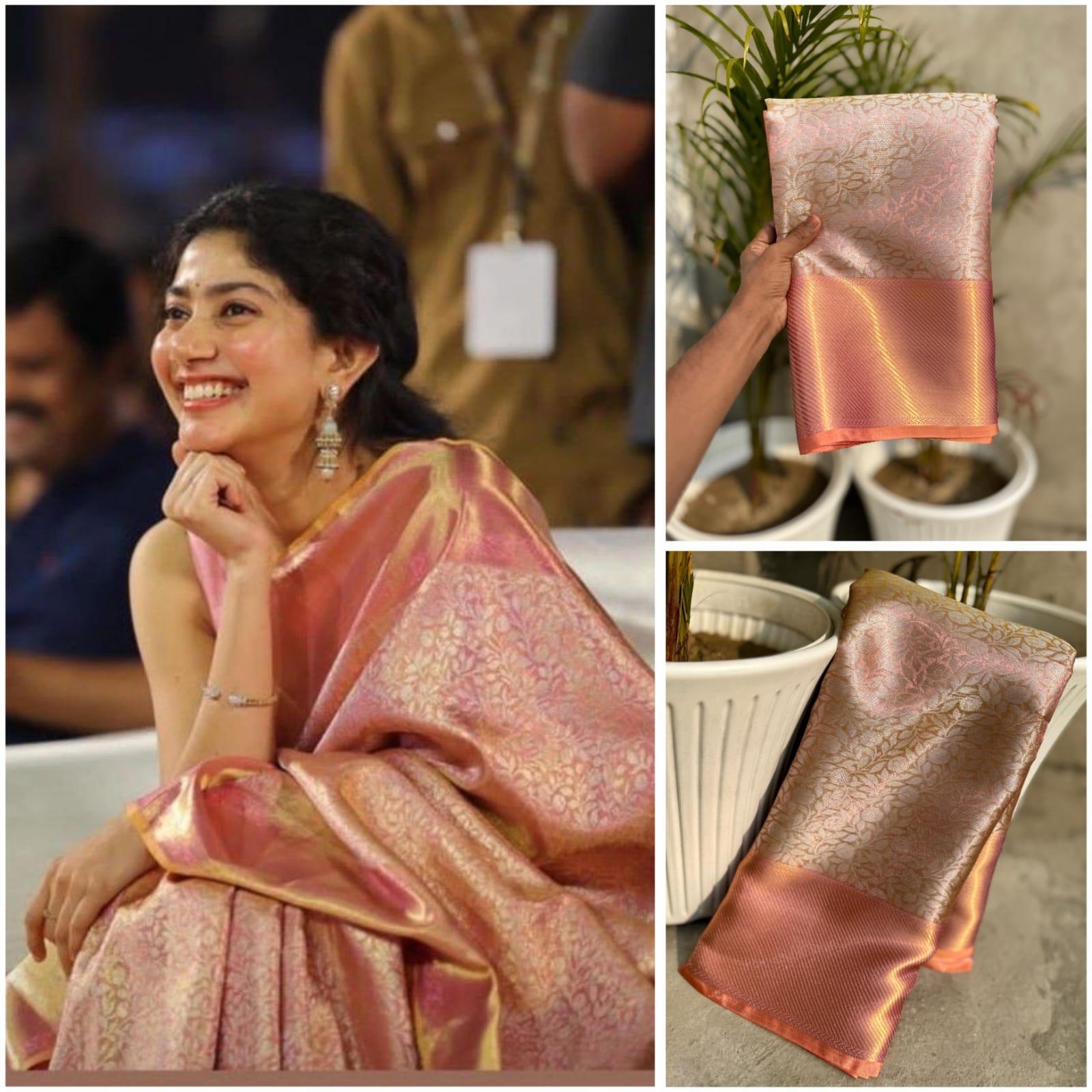 Banarasi Tissue Flower Silk Saree